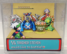 Load image into Gallery viewer, Pokemon Emerald Steven Battle Cubic Diorama