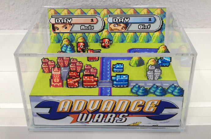 Advance Wars Flat Cubic Diorama