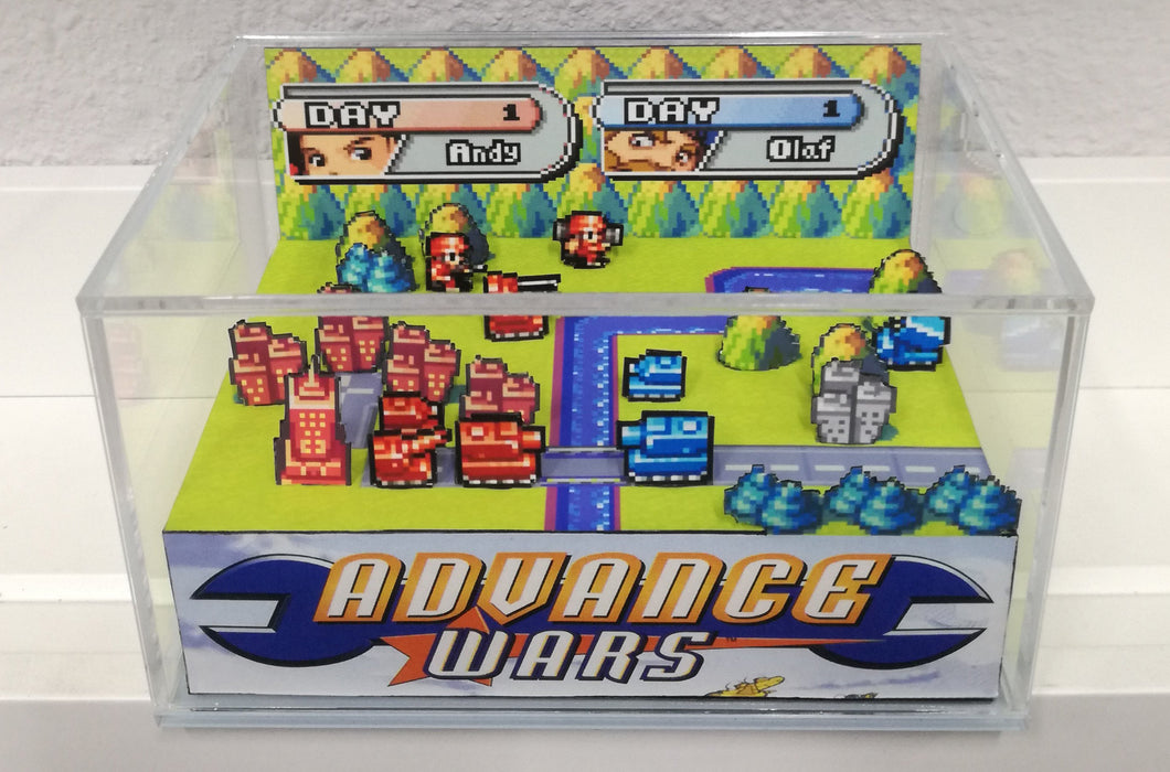 Advance Wars Flat Cubic Diorama