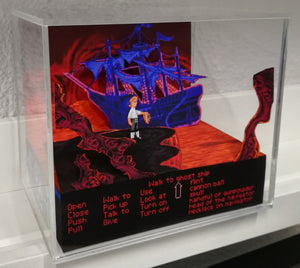 Monkey Island Hell Cubic Diorama