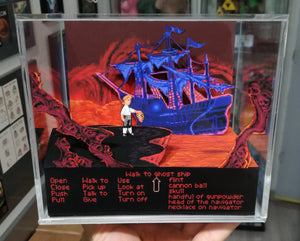 Monkey Island Hell Cubic Diorama