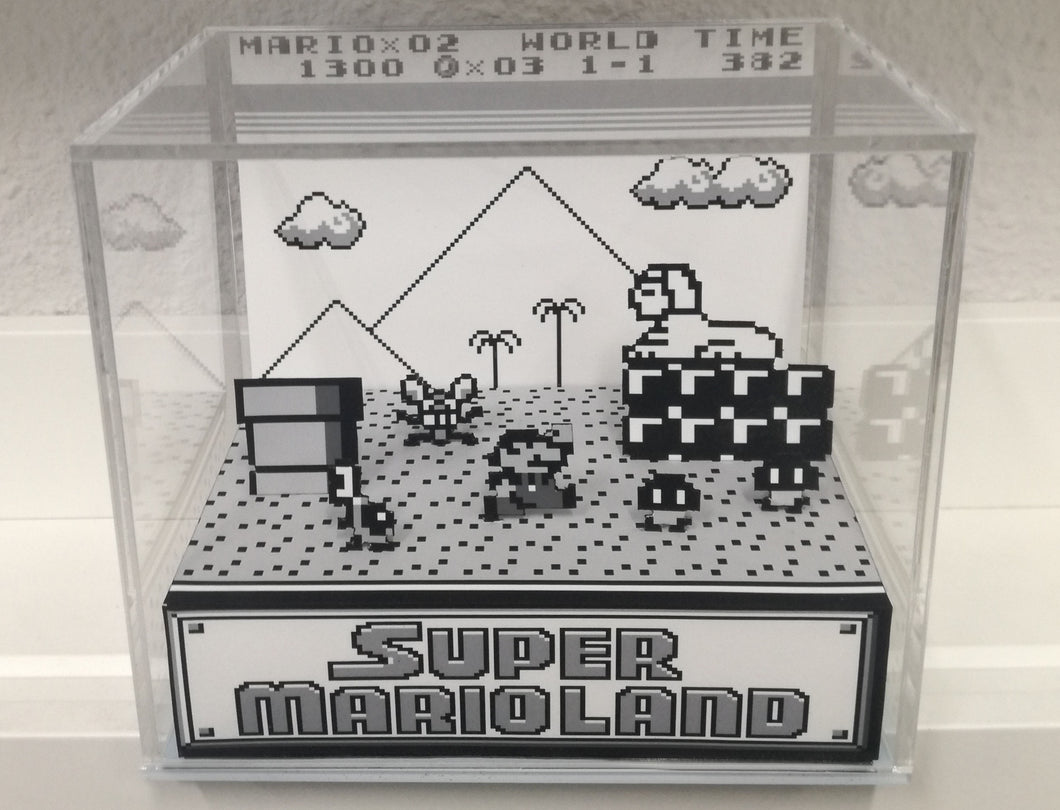 Super Mario Land Cubic Diorama