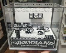 Load image into Gallery viewer, Super Mario Land 3 Wario Land Cubic Diorama