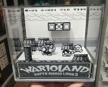 Load image into Gallery viewer, Super Mario Land 3 Wario Land Cubic Diorama