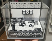 Load image into Gallery viewer, Super Mario Land 3 Wario Land Cubic Diorama