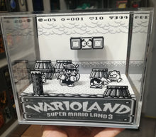 Load image into Gallery viewer, Super Mario Land 3 Wario Land Cubic Diorama