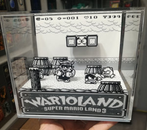 Super Mario Land 3 Wario Land Cubic Diorama