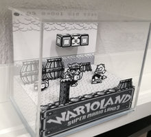 Load image into Gallery viewer, Super Mario Land 3 Wario Land Cubic Diorama