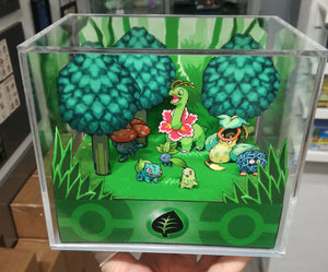 Pokemon Home Grass Cubic Diorama