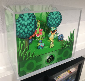 Pokemon Home Grass Cubic Diorama