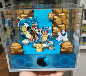 Pokemon Home Water Cubic Diorama