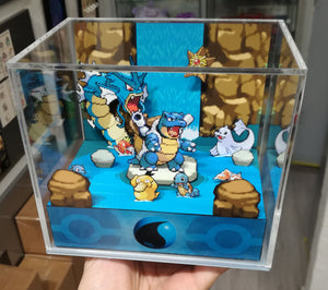 Pokemon Home Water Cubic Diorama