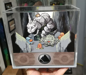 Pokemon Home Rock/Ground Cubic Diorama