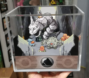 Pokemon Home Rock/Ground Cubic Diorama