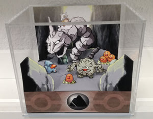 Pokemon Home Rock/Ground Cubic Diorama