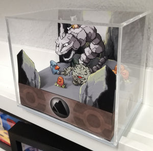 Pokemon Home Rock/Ground Cubic Diorama