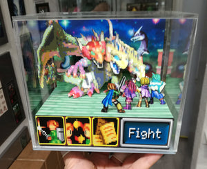 Golden Sun the Lost Age Doom Dragon Cubic Diorama