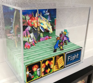 Golden Sun the Lost Age Doom Dragon Cubic Diorama