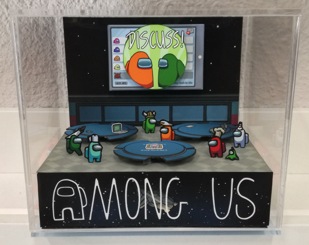 Among Us Cafeteria Cubic Diorama