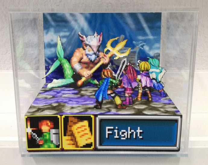 Golden Sun 2: The Lost Age Poseidon Cubic Diorama