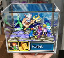 Load image into Gallery viewer, Golden Sun 2: The Lost Age Poseidon Cubic Diorama