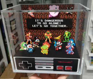 NES Characters Cubic Diorama