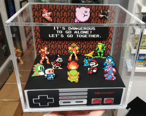 NES Characters Cubic Diorama