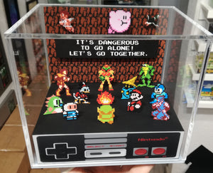 NES Characters Cubic Diorama