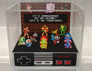 NES Characters Cubic Diorama