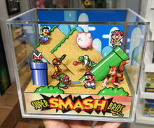 Load image into Gallery viewer, Super Smash Bros SNES Cubic Diorama