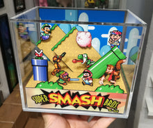 Load image into Gallery viewer, Super Smash Bros SNES Cubic Diorama