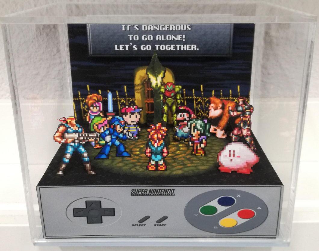 SNES Characters Cubic Diorama