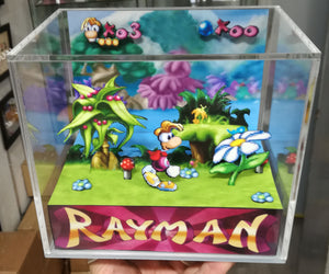 Rayman Cubic Diorama