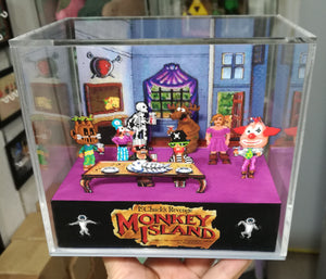 Monkey Island 2 Mardi Gras Cubic Diorama