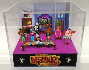 Monkey Island 2 Mardi Gras Cubic Diorama