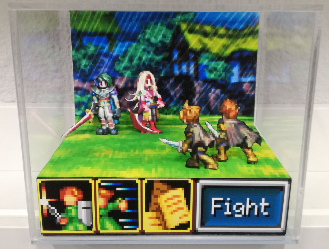 Golden Sun Beginning Cubic Diorama