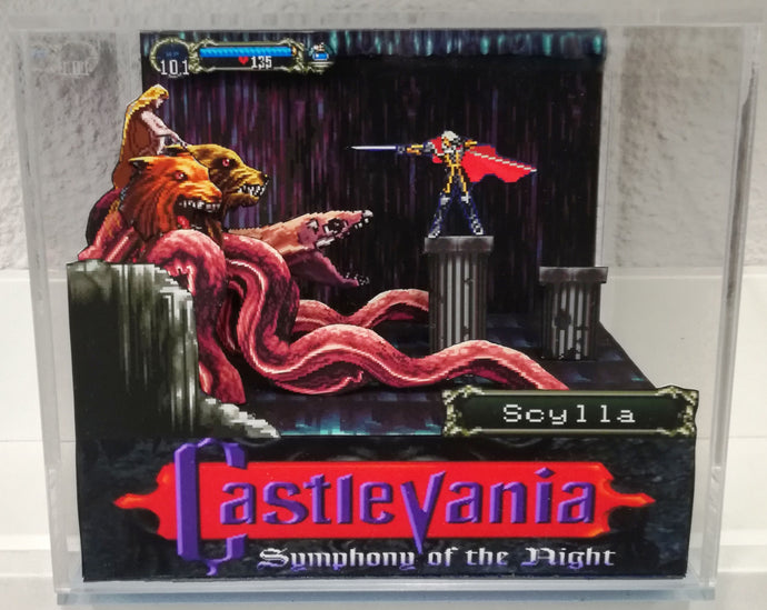 Castlevania Symphony of the Night Scylla Cubic Diorama