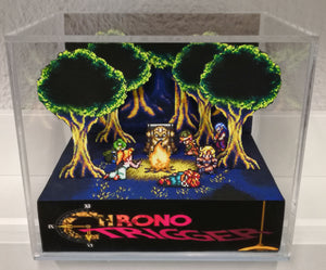 Chrono Trigger Campfire Cubic Diorama