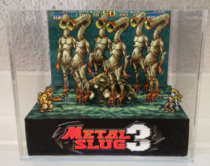 Metal Slug 3 Aliens Cubic Diorama