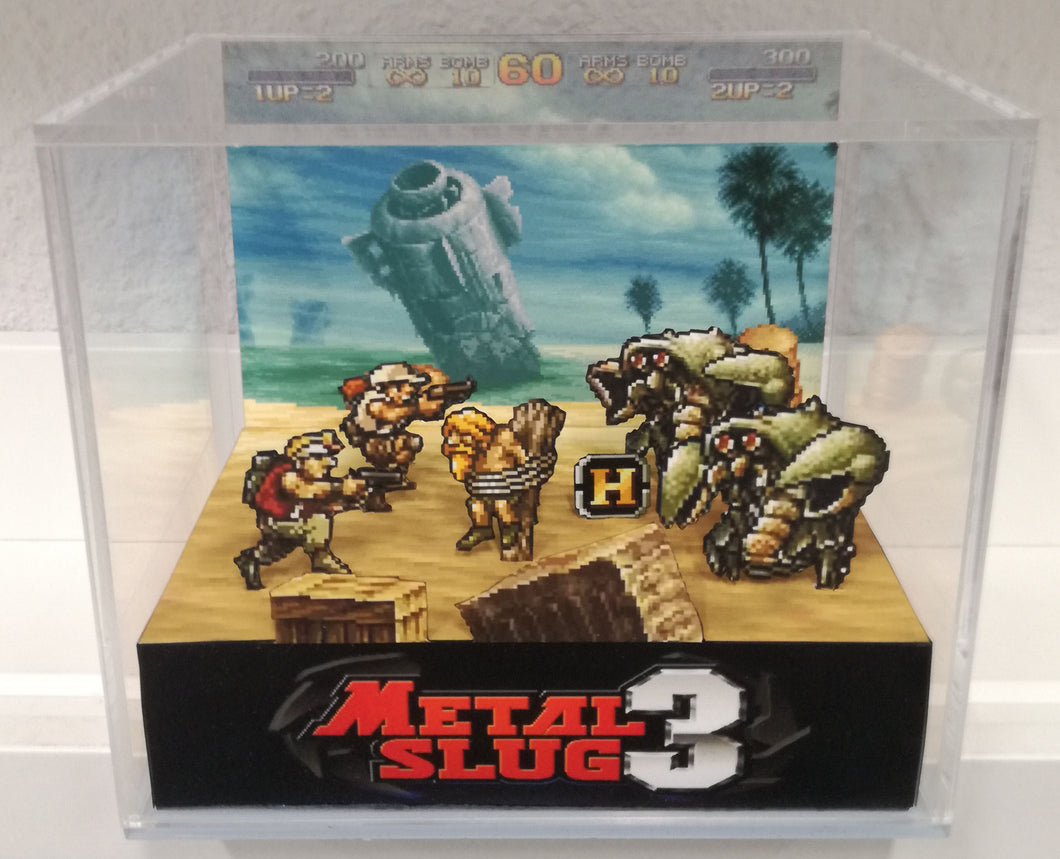 Metal Slug 3 Cubic Diorama