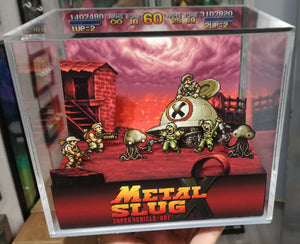 Metal Slug X Final Boss Cubic Diorama