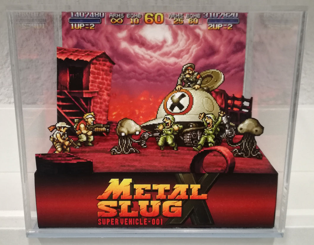 Metal Slug X Final Boss Cubic Diorama