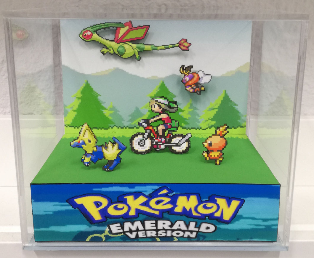 Pokemon Emerald Intro Cubic Diorama