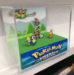 Pokemon Emerald Intro Cubic Diorama