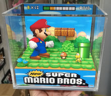 Load image into Gallery viewer, New Super Mario Bros Cubic Diorama