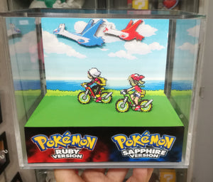 Pokemon Ruby and Sapphire Intro Cubic Diorama