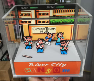 River City Ransom Cubic Diorama