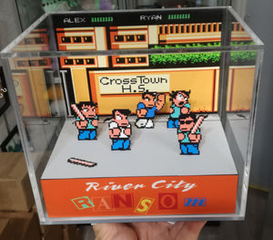 River City Ransom Cubic Diorama