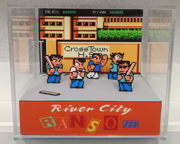 River City Ransom Cubic Diorama