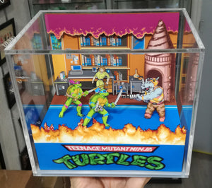 Teenage Mutant Ninja Turtles First Boss Cubic Diorama